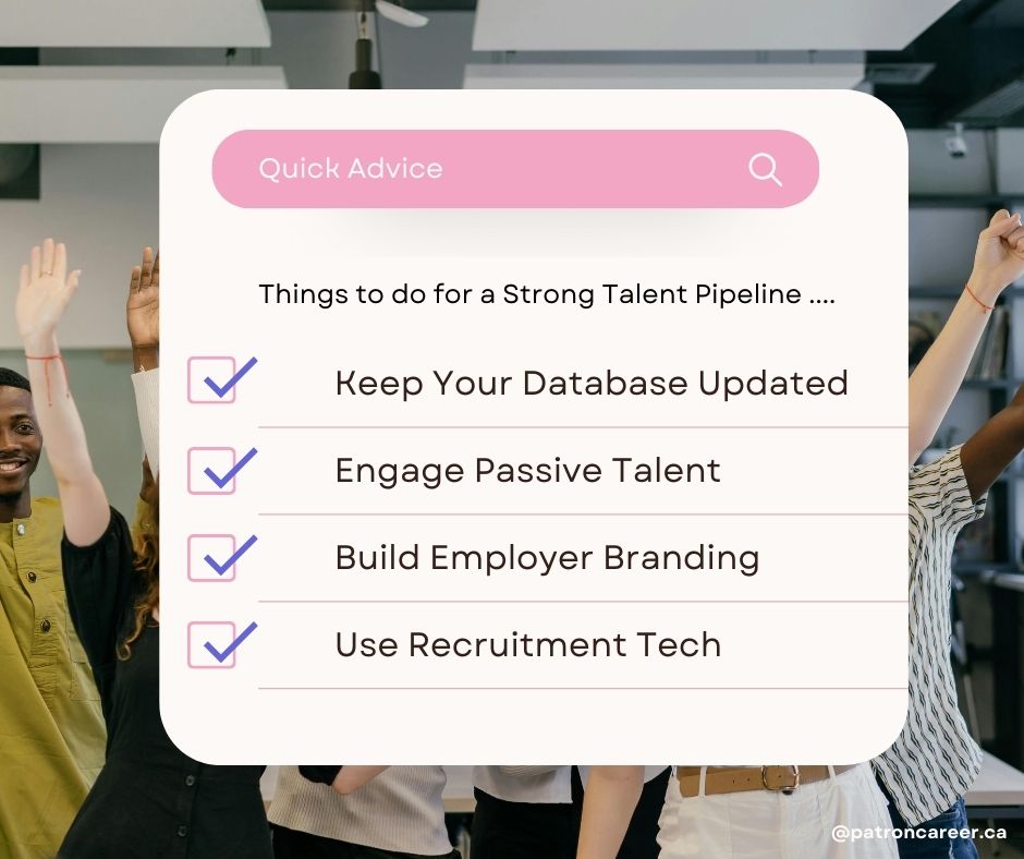 things to do for a strong talent Pipeline